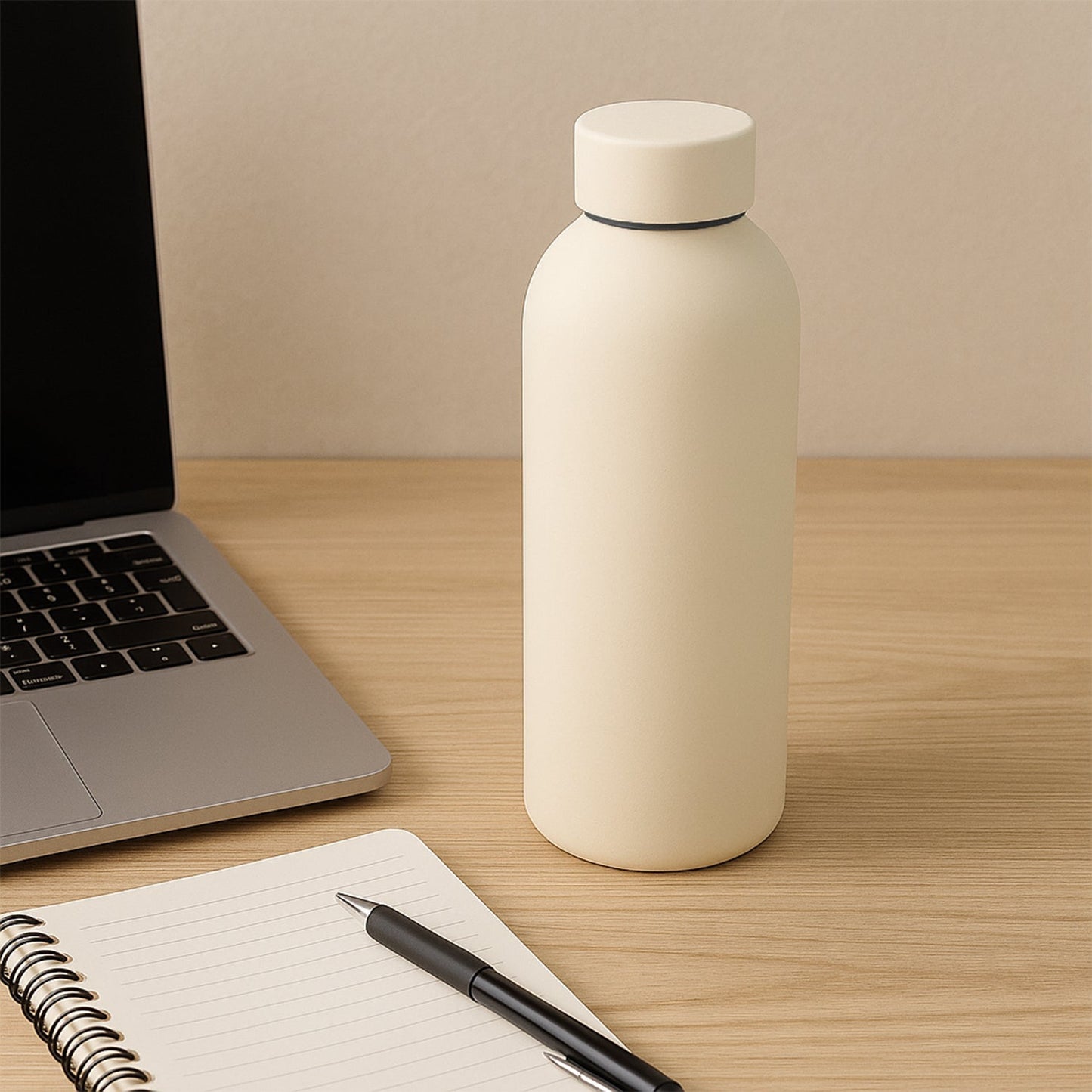 Stainless Steel Double Wall Vacuum-Insulated Drink Water Bottle (Mix Color / 500 ML Approx)