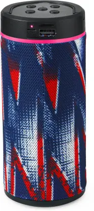 MZ KT-125 ( PORTABLE BLUETOOTH SPEAKER ) Dynamic Thunder Sound With High Bass & Mobile Stand 10 W Bluetooth Speaker (Multicolour & Design, Stereo Channel)