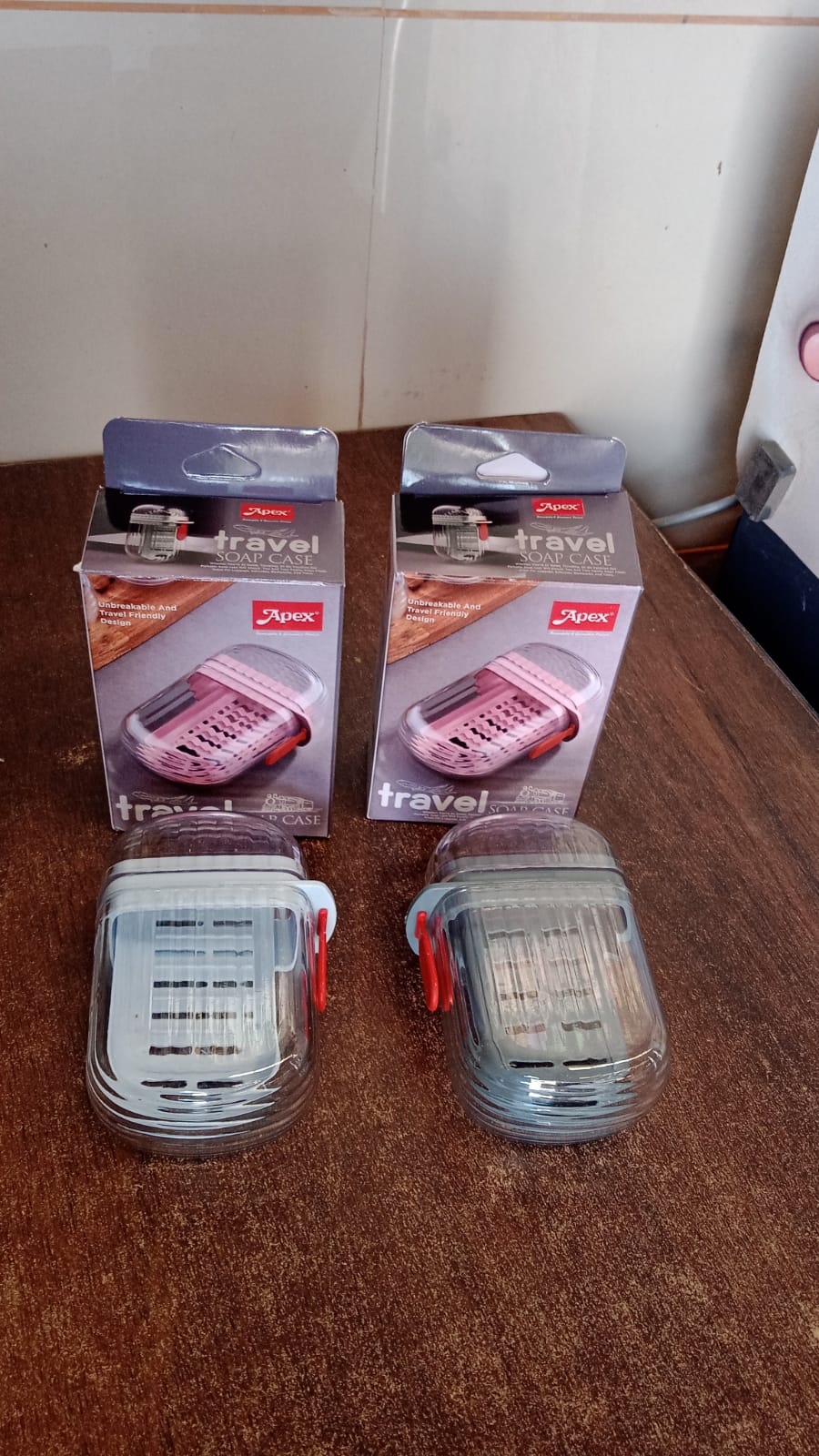 Apex Unbreakable Travel Soap Case with Secure Lock ,Sabudani(1 Pc)