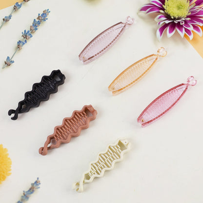Plastic Hair Claw Clips Strong Clips (1 Pc / Mix Color), Hair accessories