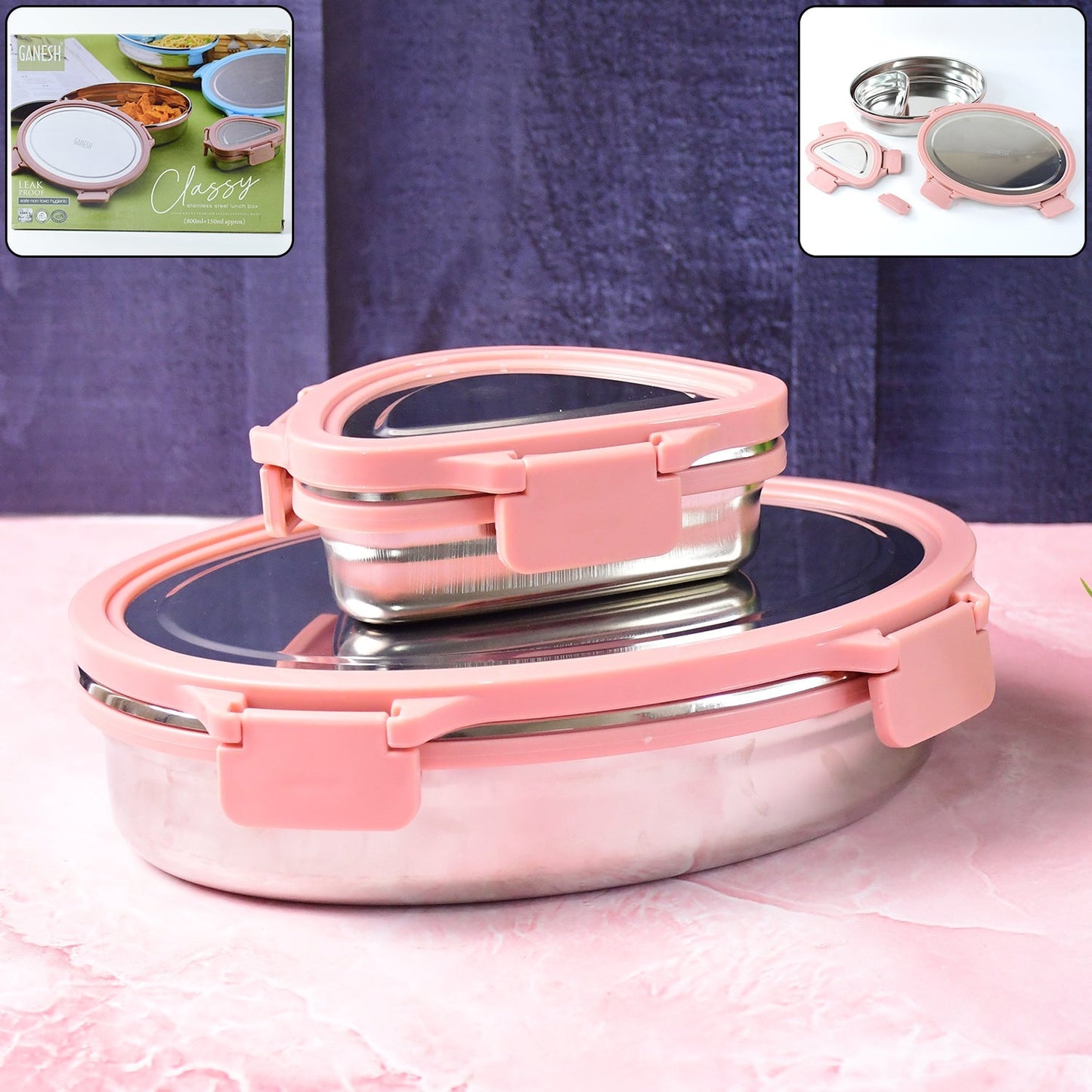 Ganesh Classy Elite Tiffin Set