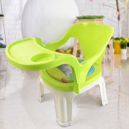 Baby Chair, with Tray Strong and Durable Plastic Chair for Kids/Plastic School Study Chair/Feeding Chair for Kids, Portable High Chair for Kids