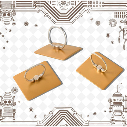 Mobile phone grip ring stand, rotating