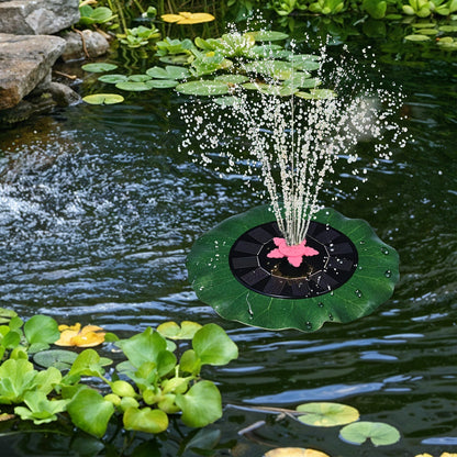 Decorative Solar-Powered Floating Water Fountain Pump