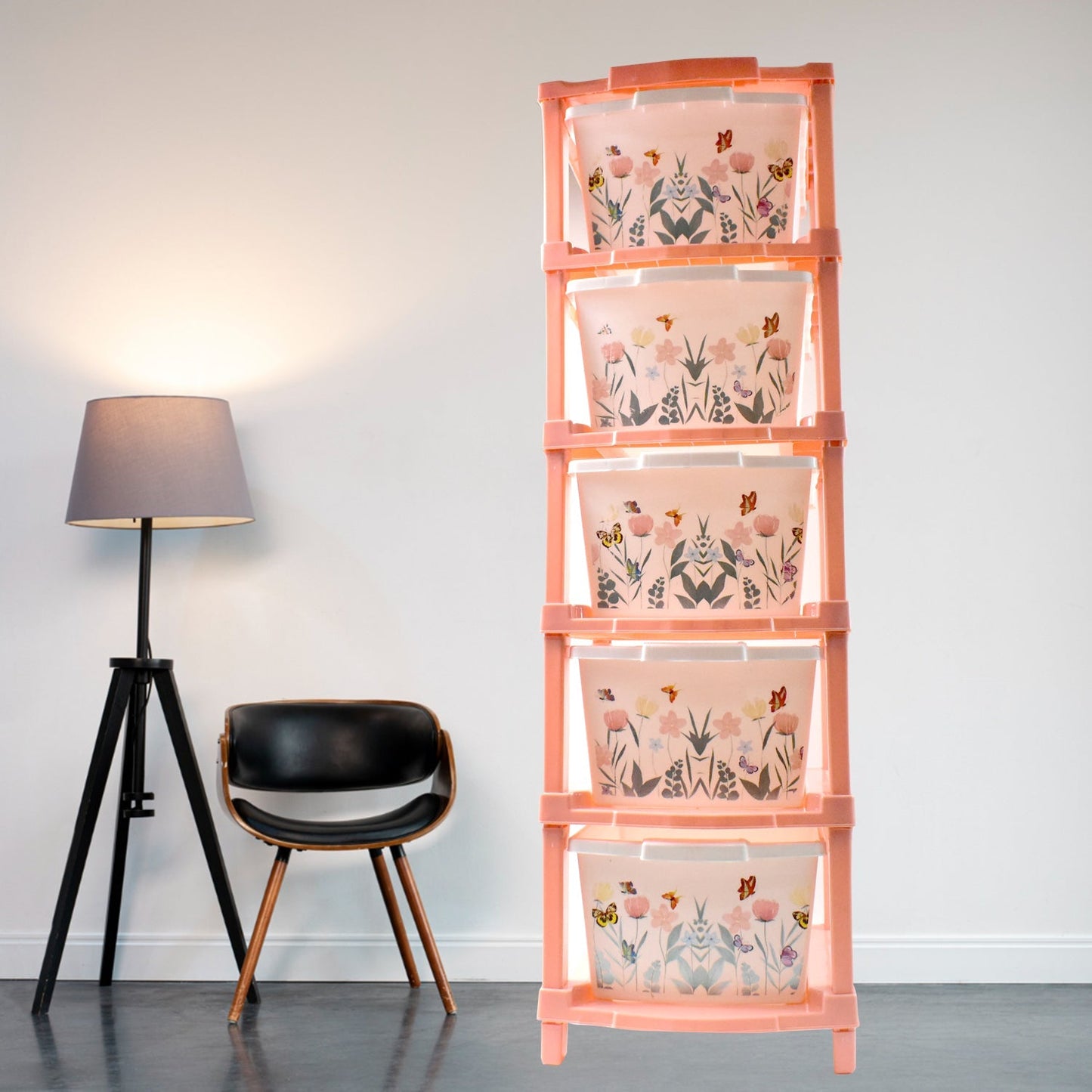 Plastic Smart Wonder Drawer Home Storage & Organization (5 Layer / 1 Pc)