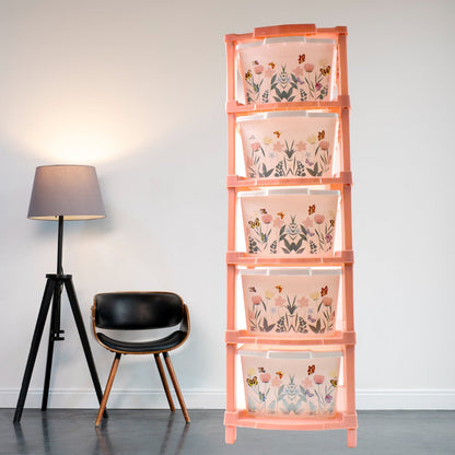 Plastic Smart Wonder Drawer Home Storage & Organization (5 Layer / 1 Pc)