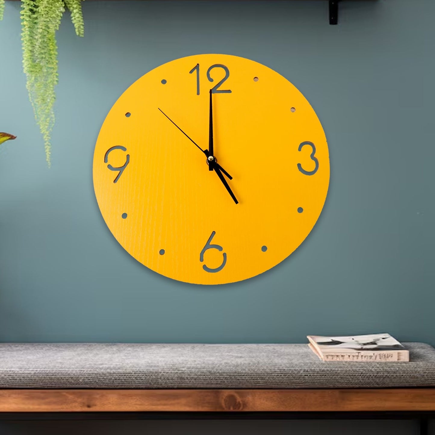 Modern Minimalist Wall Clock for Home & Office Décor (1 Pc)