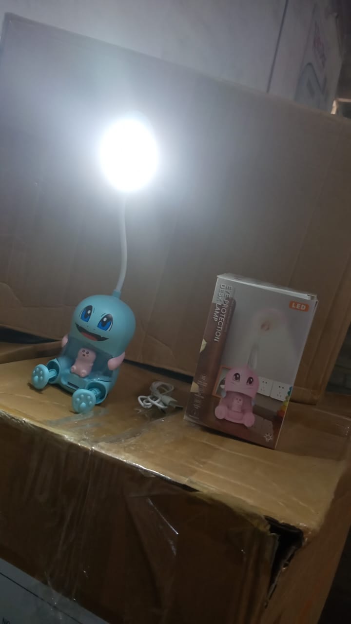 Cartoon LED Desk Light, LED Lamps Button Control (1 Pc / Mix Color)