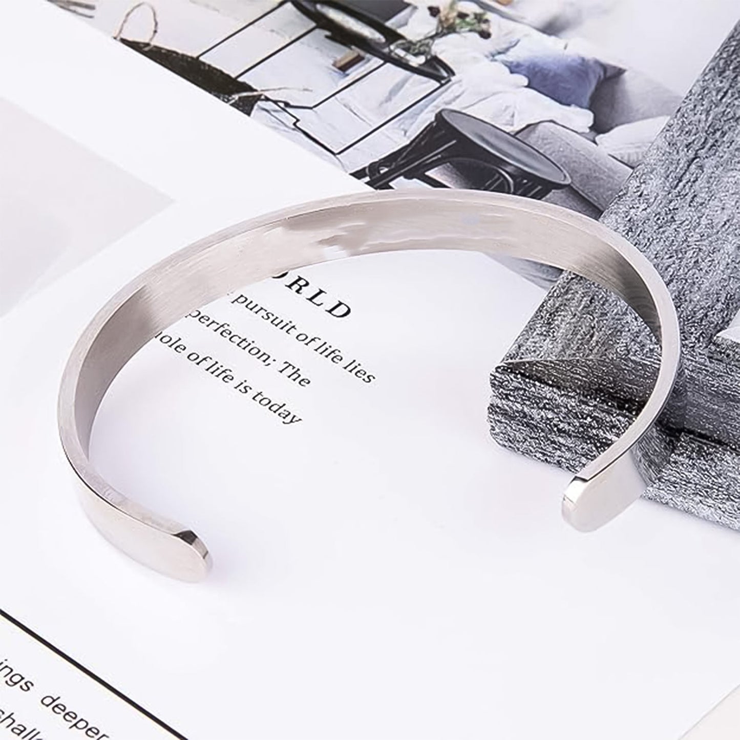 Luna Band Sleek Silver Kada