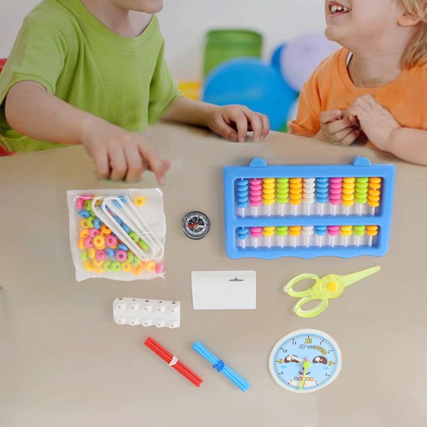 Abacus 11 Rods Counting Abacuses Toy Bead Educational Tools (1 Set)