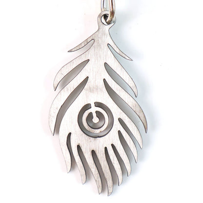 Designer Silver Metal Keychain