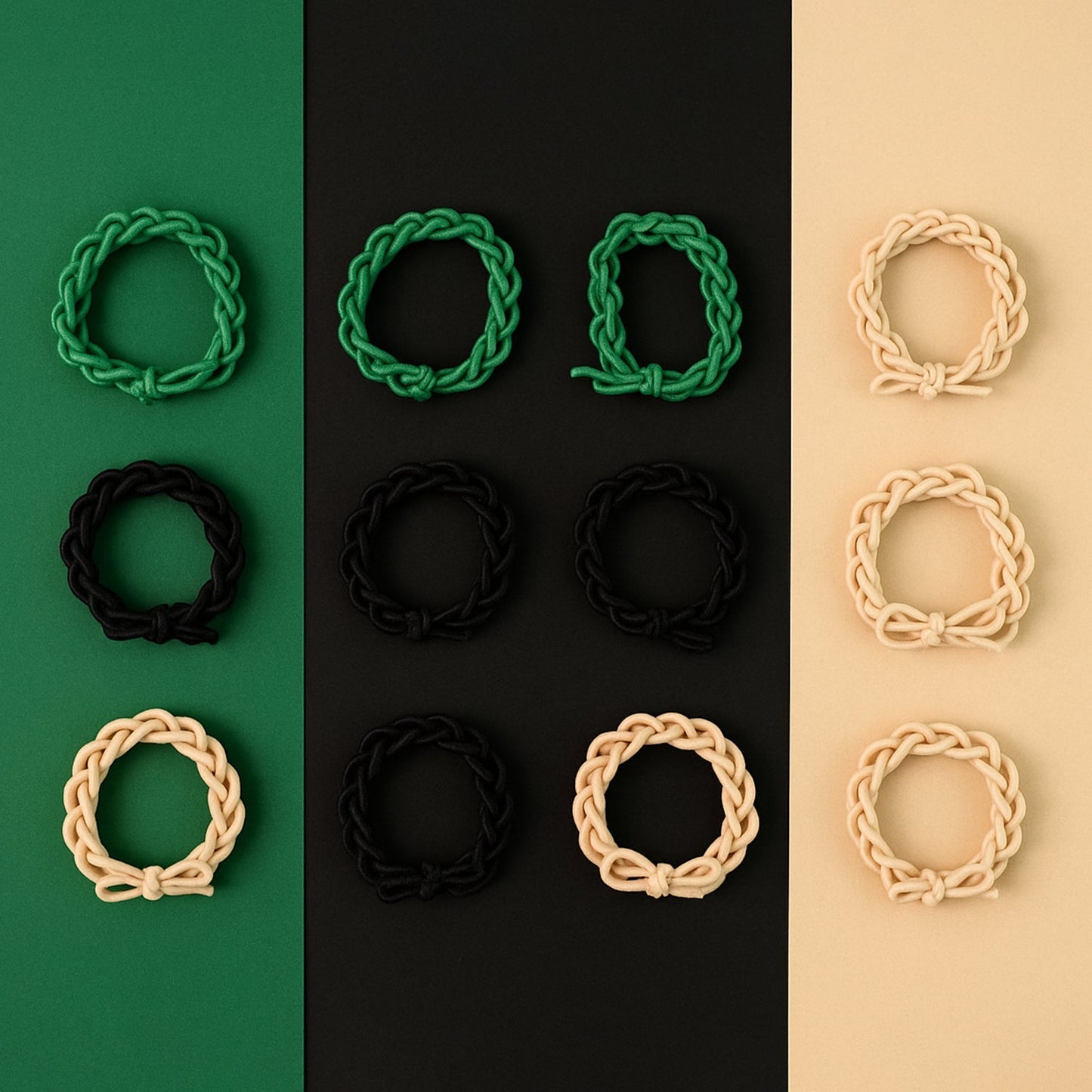 Braided Hair Tie Set