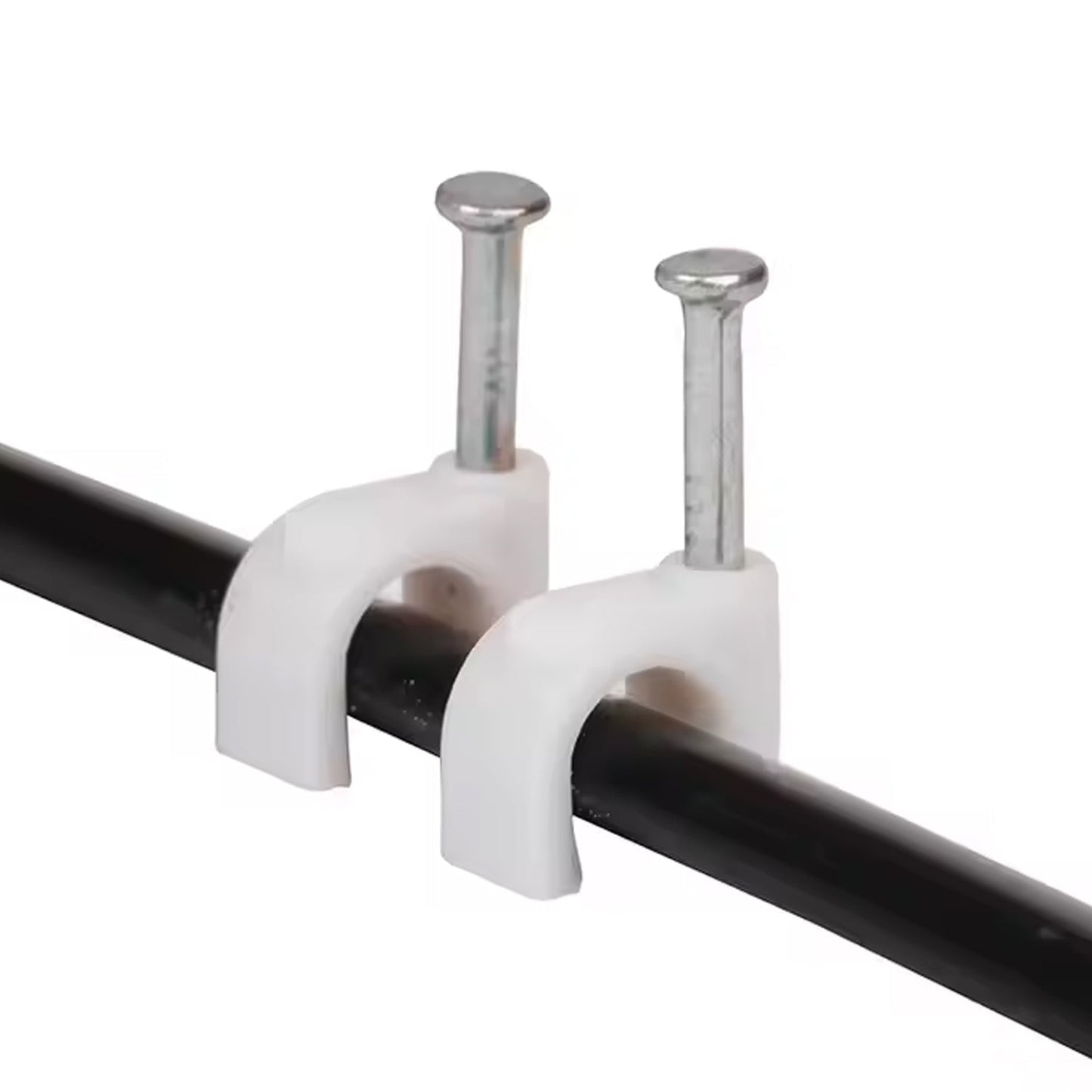 8mm Nail Cable Clips Set (50 Pc)