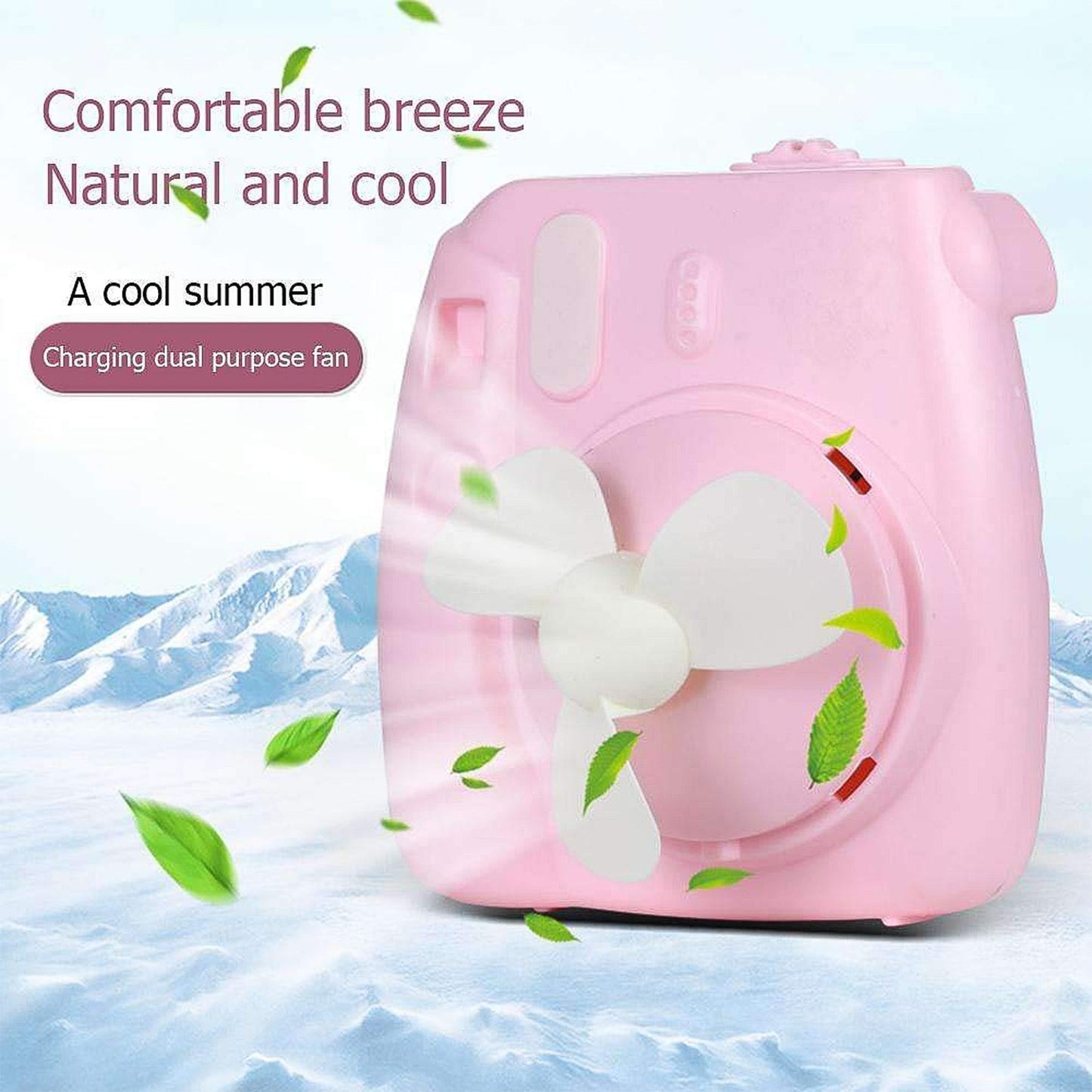 USB Mini Camera-Shaped Fan (1 Pc)