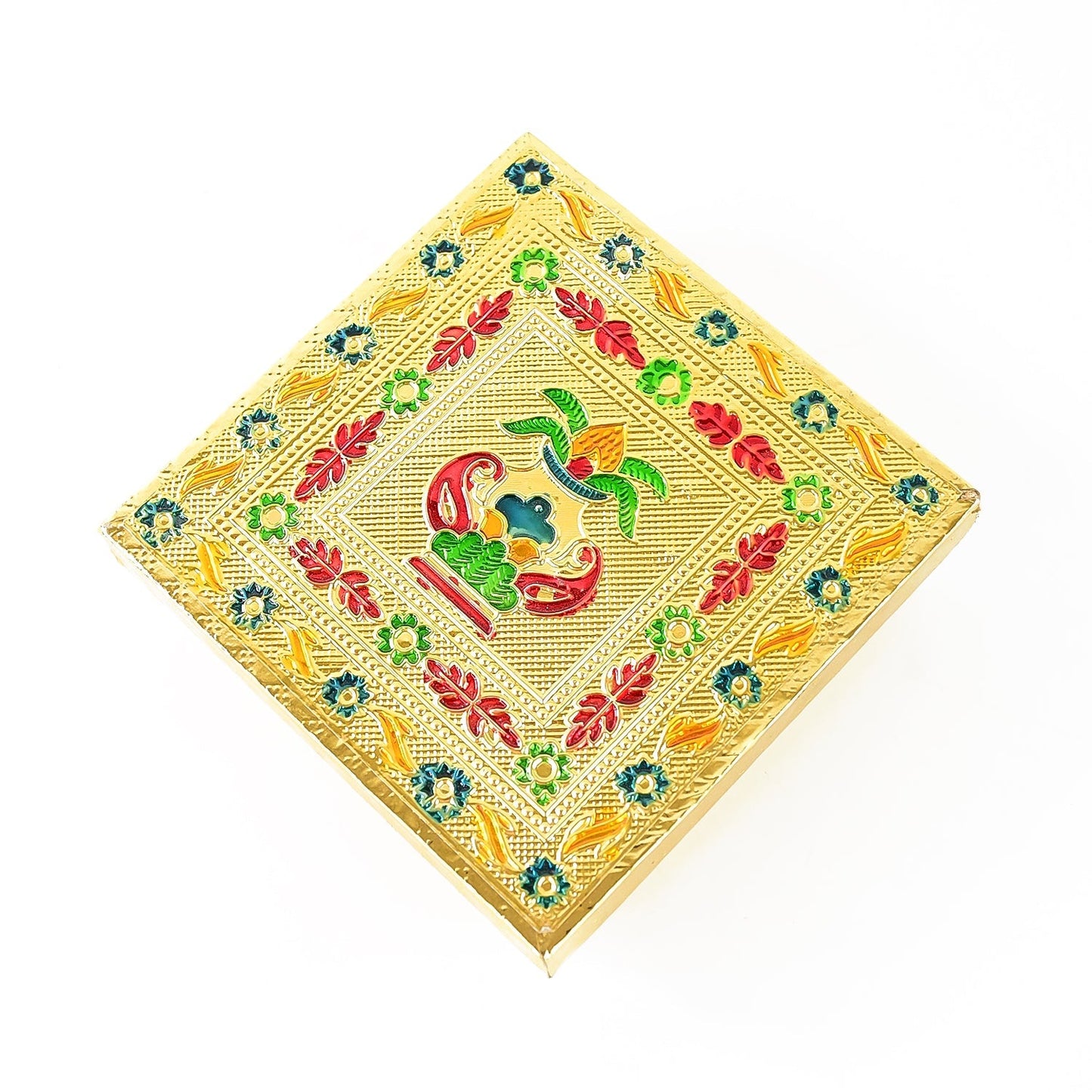 Handicraft Wood Chowki for Pooja , Wooden Bajot (1 Pc / Mix Descign & Color)