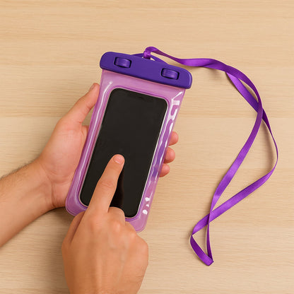 Pouch Cover Mobile Water Protector (1 Pc / Mix Color / Mix Design)