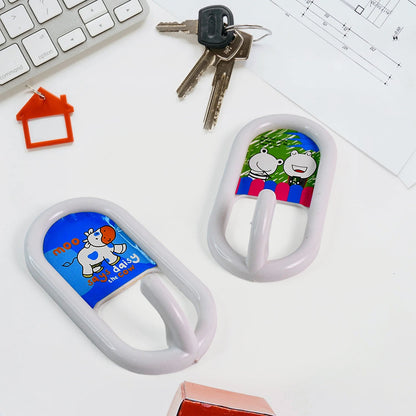 Multipurpose Strong Hook Self-Adhesive hooks (2 Pc Set)