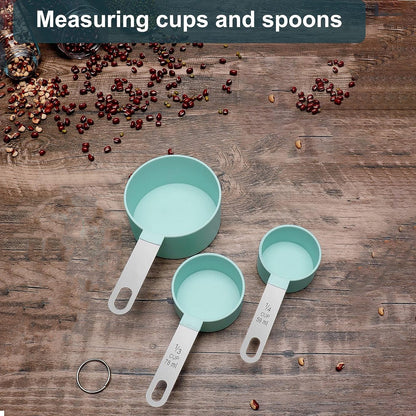 Measuring Cups Set 1/3 Cup (78 ml), 1/4 Cup (59 ml), 1/8 Cup (30 ml)