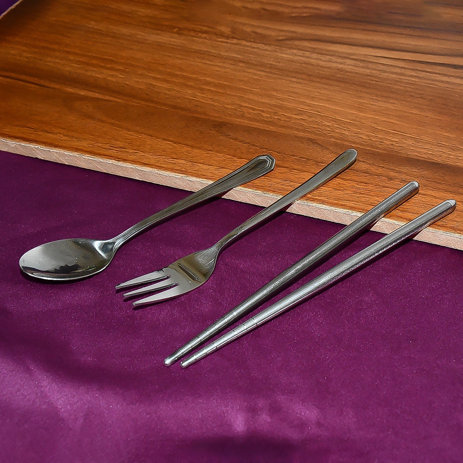 Heavy-Duty Steel Cutlery Combo