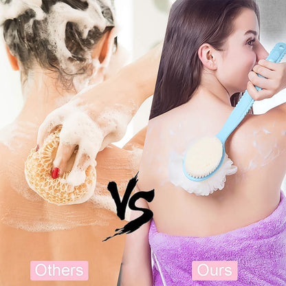 2in1 Bath Brush With Long Handle