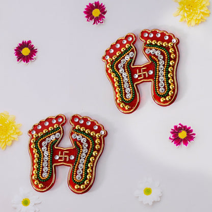 Auspicio Feet Diwali Sticker Set