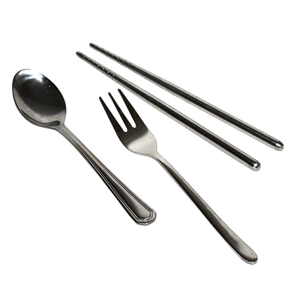 Steel Utensil Set with Spoon