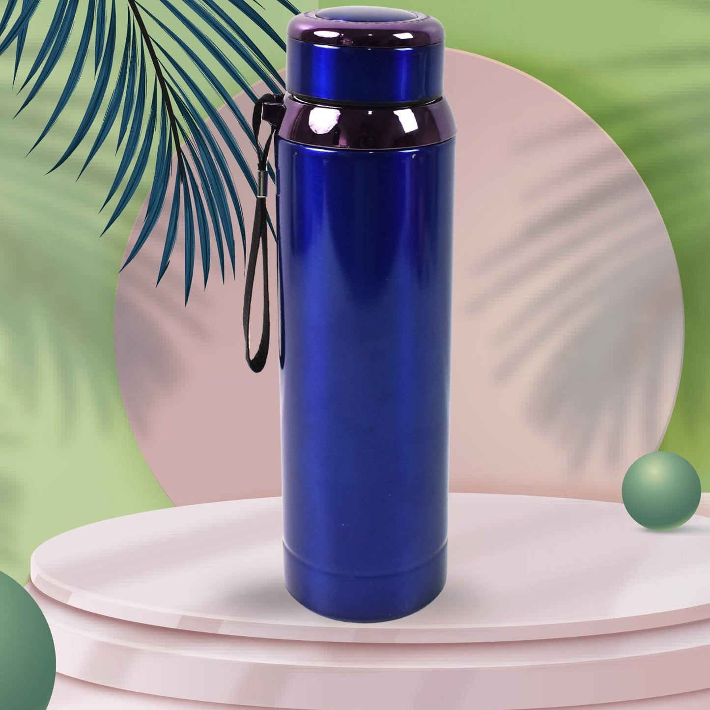 Vacuum Insulated Stainless Steel Bottle, Double walled (Approx 1000 ML / 1 Pc / Mix Color)