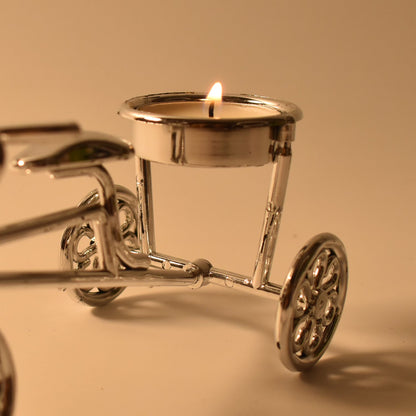 Cycle Tealight Holder / Candle Holder Decorative Candle, Diwali (1 Pc)