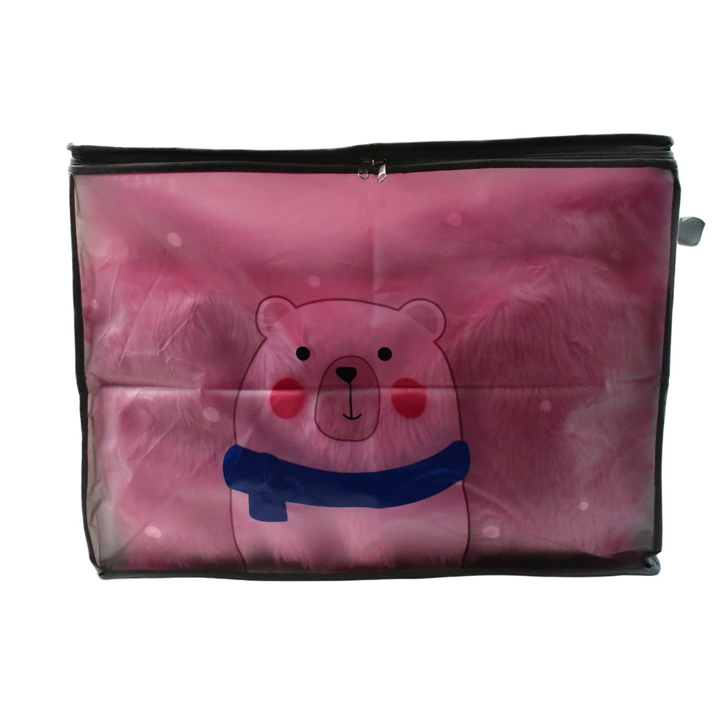 Clothes Storage Bag with Zipper & Handles