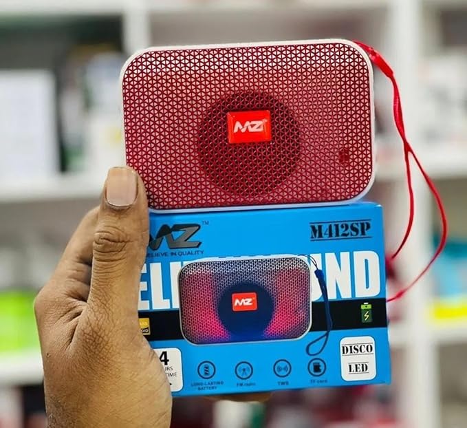 MZ M412SP (PORTABLE) Dynamic Thunder Sound With High Bass 5 W Bluetooth Speaker  (Multicolor, Stereo Channel)
