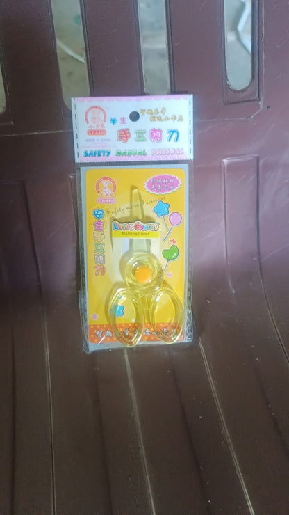 Plastic Child-Safe Scissor (1 Pc / Mix Color)