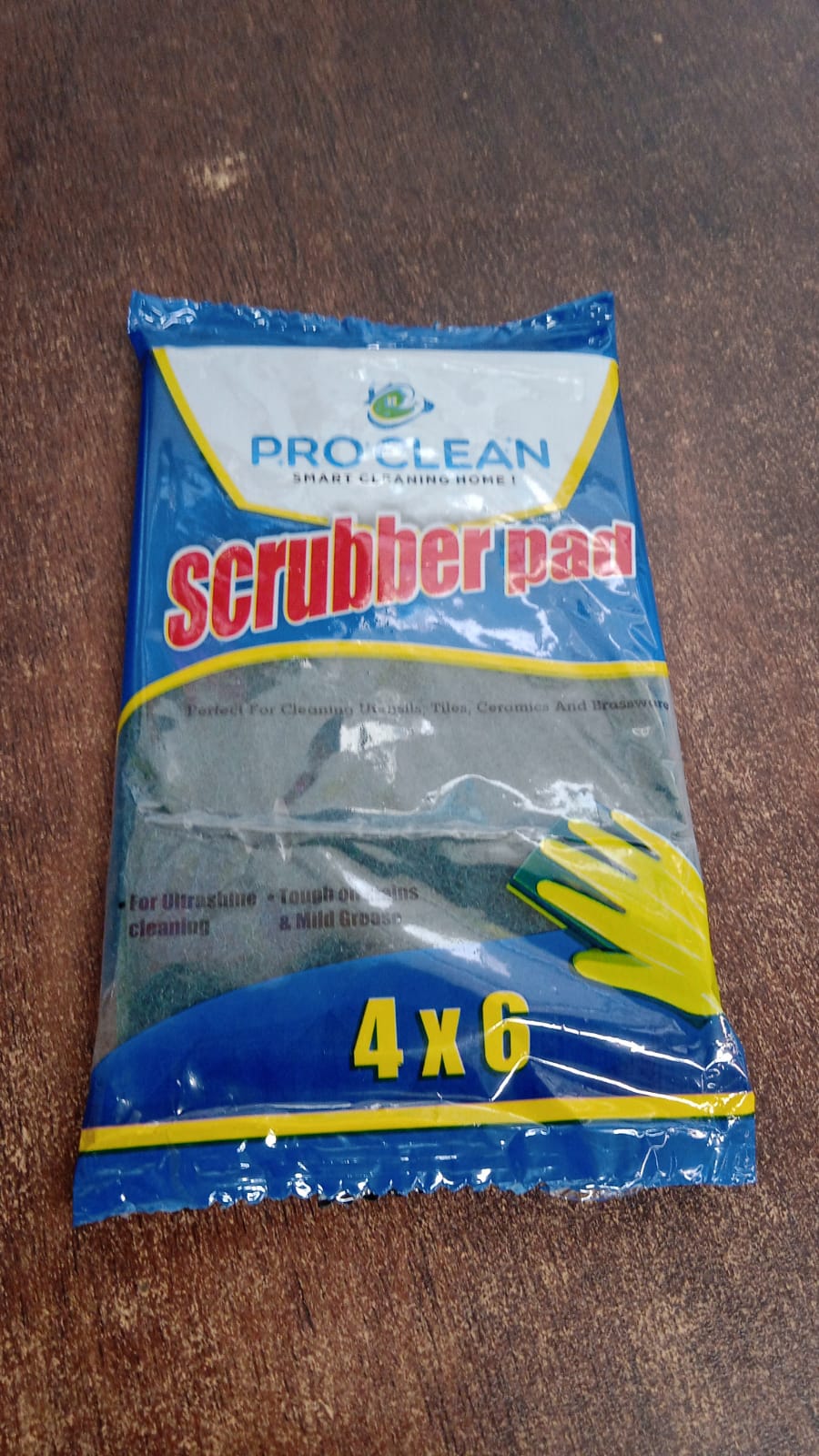 Pro Clean Heavy-Duty Kitchen Scrubber Pad – 4x6 inch (1 Pc)