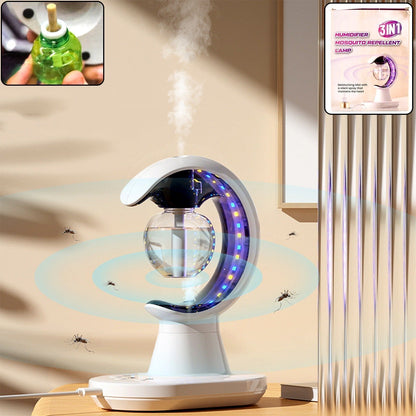 3-in-1 LED Lamp with Humidifier and Mosquito Repellent (1 Pc)