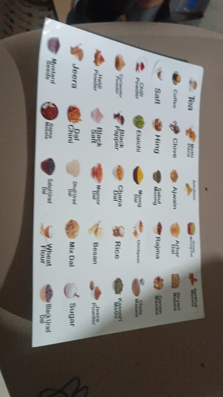 Kitchen Spice Jar Label Sticker Sheet (1 Sheet)