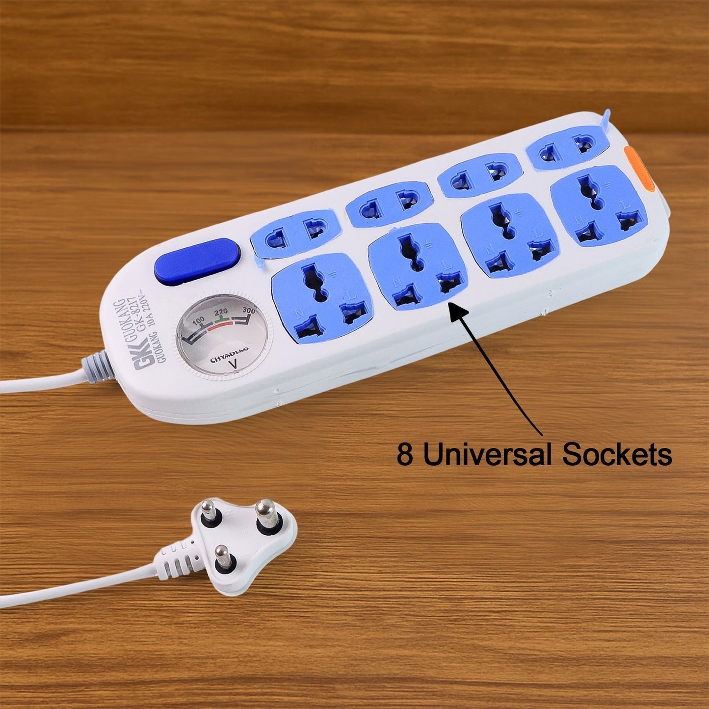 Heavy Duty Multi 8 Socket Extension Board (1 Pc)