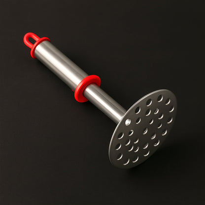 Stainless Steel Potato Masher with Ergonomic Handle (17cm / 1 Pc)