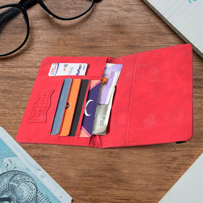 Premium Multifunction Travel Passport Holder & Wallet (15x11cm / 1 Pc)