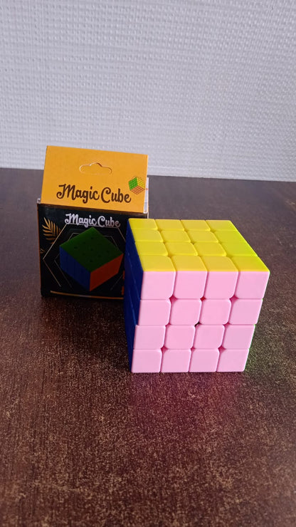 4x4 Magic Speed Cube Puzzle for Kids & Adults (1 Pc)