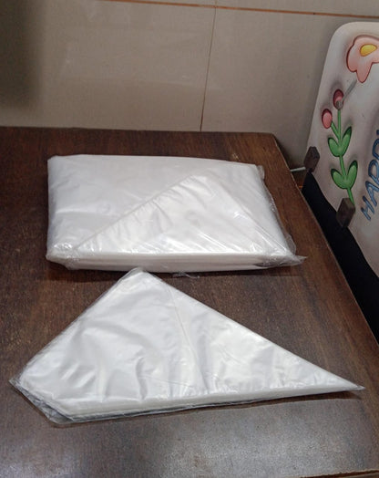 Disposable Piping Bags (100 Pcs Set / Medium)