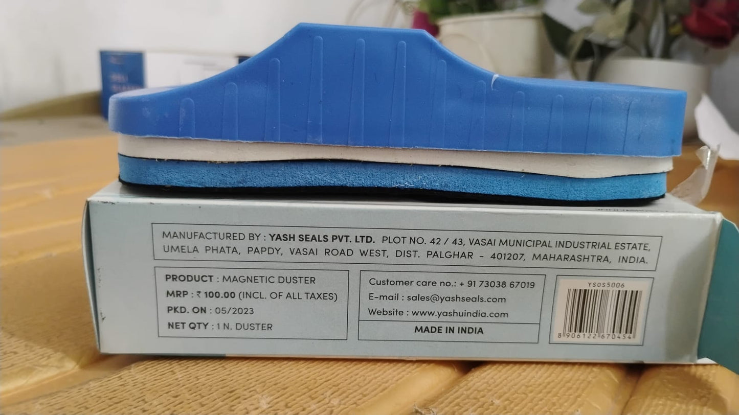 Yashu Magnetic 2-in-1 Whiteboard Duster with Dual Marker Holder (1 Pc)