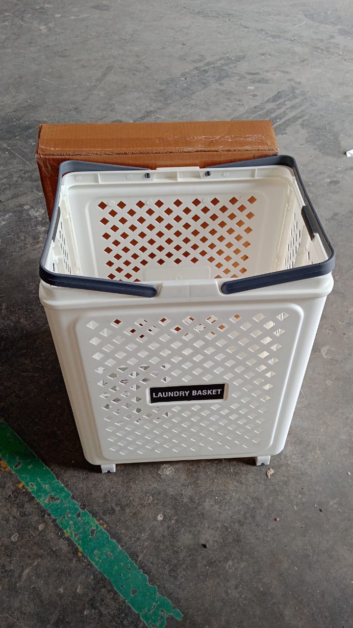 Large Foldable Laundry Basket with Wheels