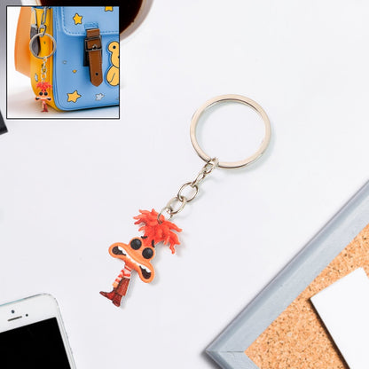 Quirky Cartoon Character Keychain