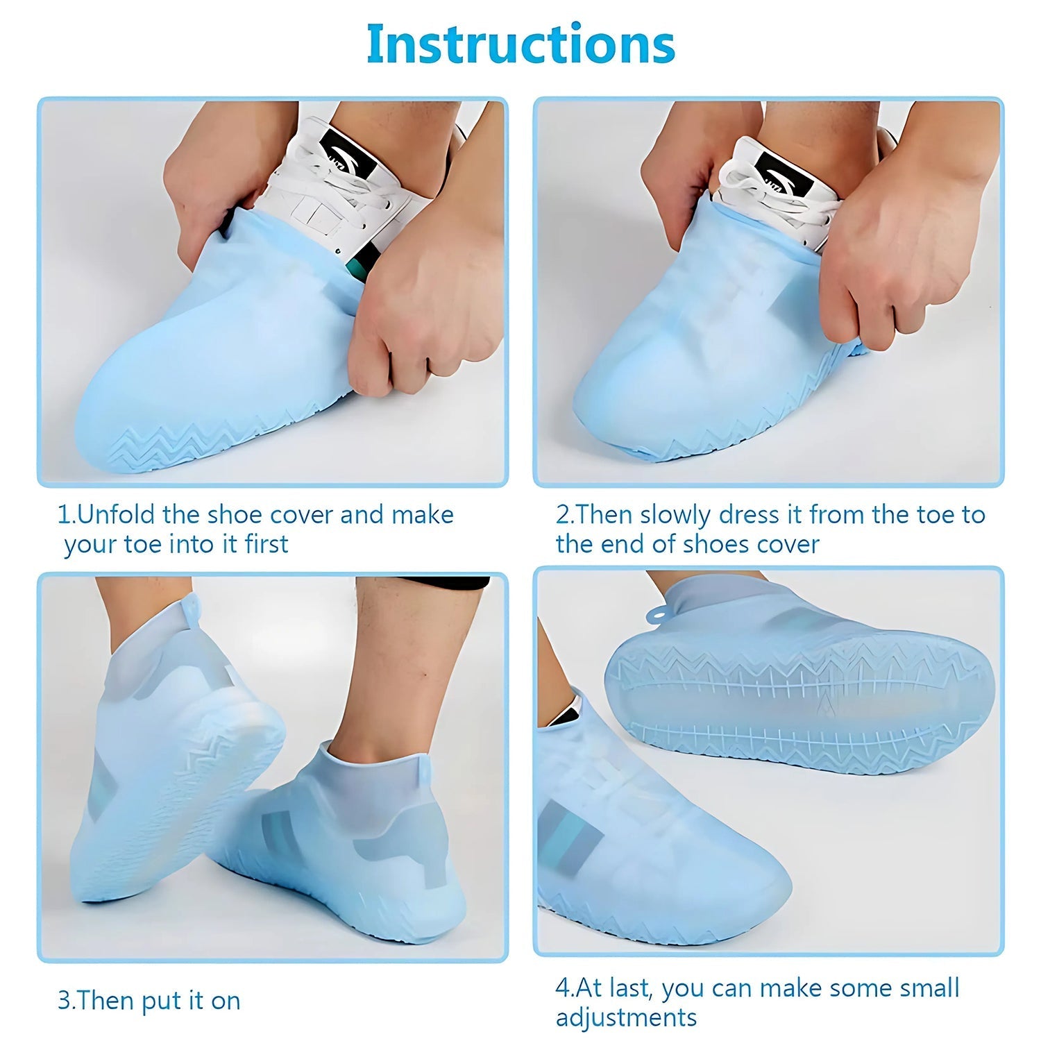 Foldable Anti-Skid Boot Cover